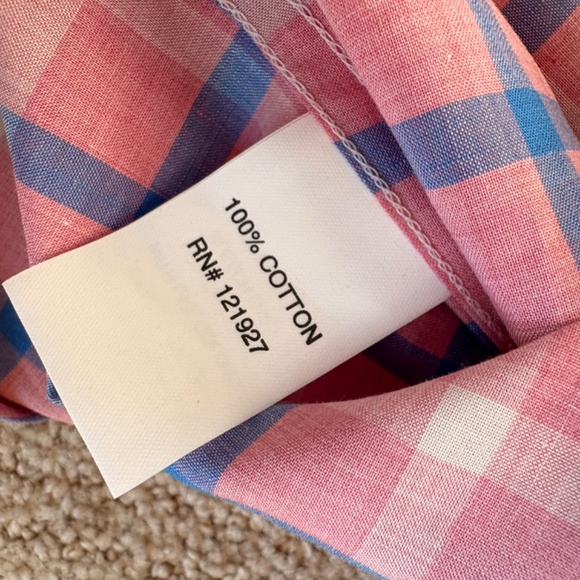 Johnnie-O Oscar Hangin Out button down shirt pink Large - Picture 11 of 11